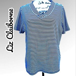 Liz Claiborne Black & white Shirt